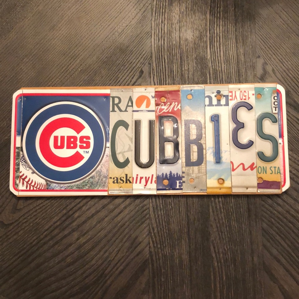 Chicago Cubs wall art NWT